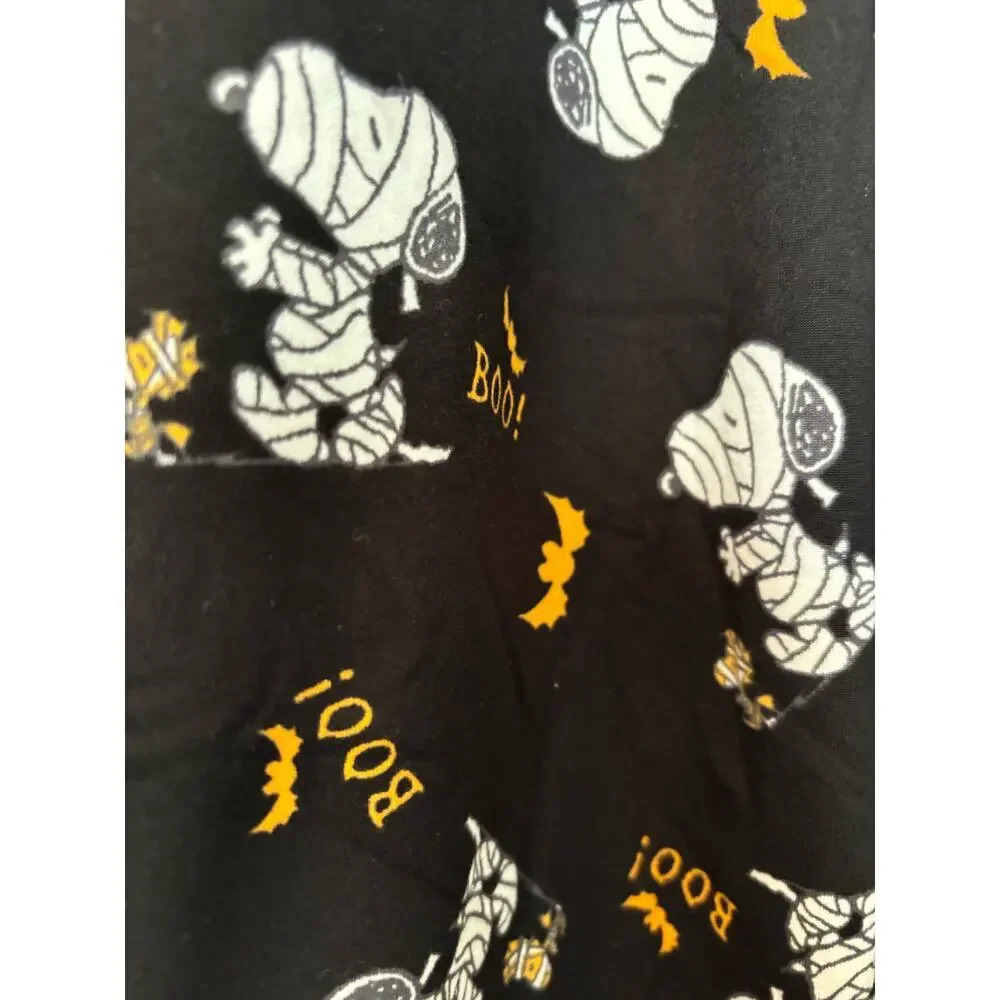 Snoopy and Woodstock mummy Halloween drawstring pajama pants with pockets size L - Picture 2 of 13